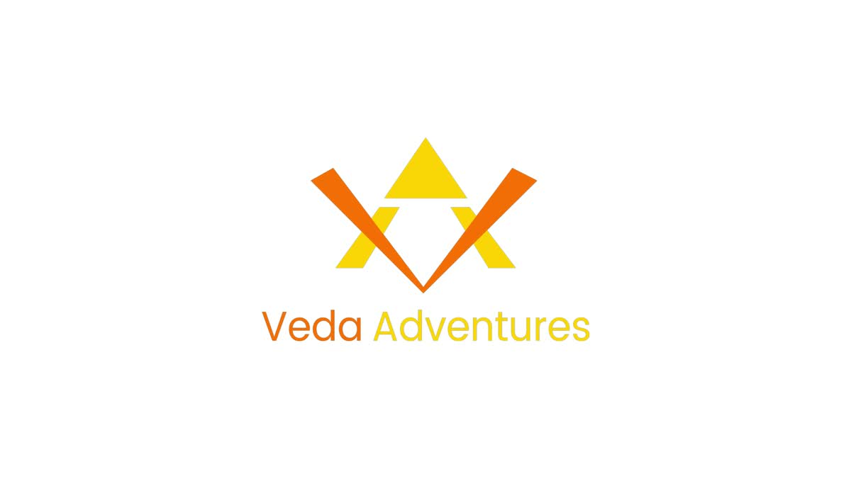 Veda Adventures rebrand - the new identity system applied across the park's collateral